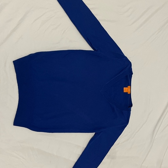 BUNDLE DEAL - 3 SWEATERS FOR $30 / ROYAL BLUE CREWNECK / V NECKS IN PINK & BROWN - Picture 8 of 12